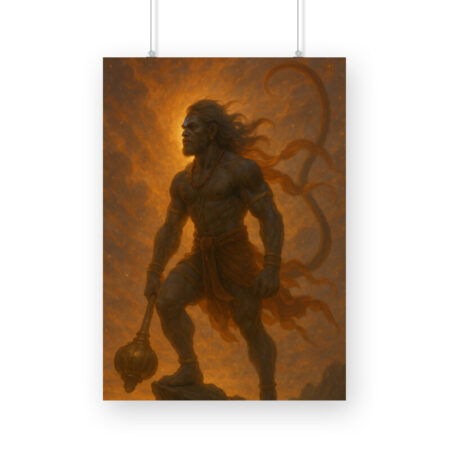 Mighty Hanuman – Divine Strength Poster