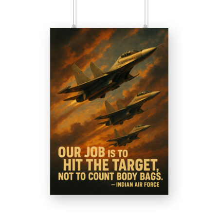 “Hit the Target” – Indian Air Force Motivational Poster