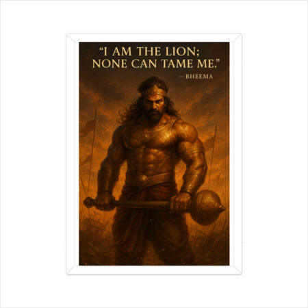 Bheema Poster with Motivational Quote